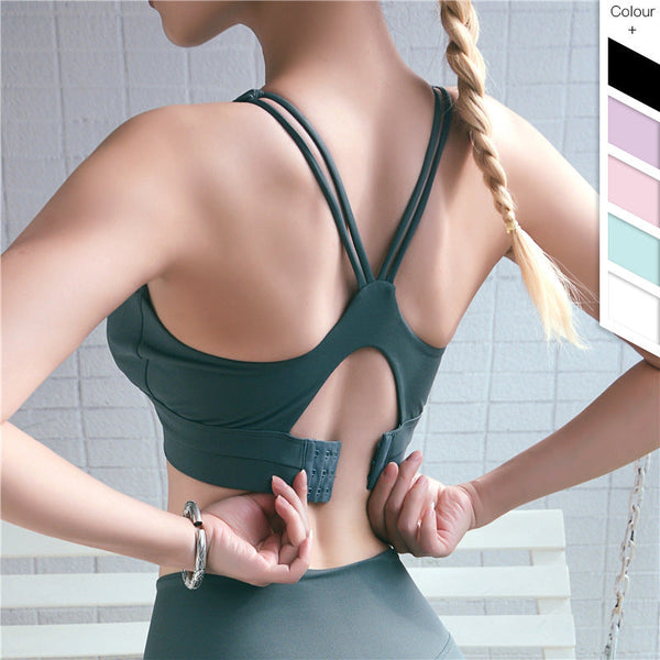 Adjustable Back Support Sports Bra
